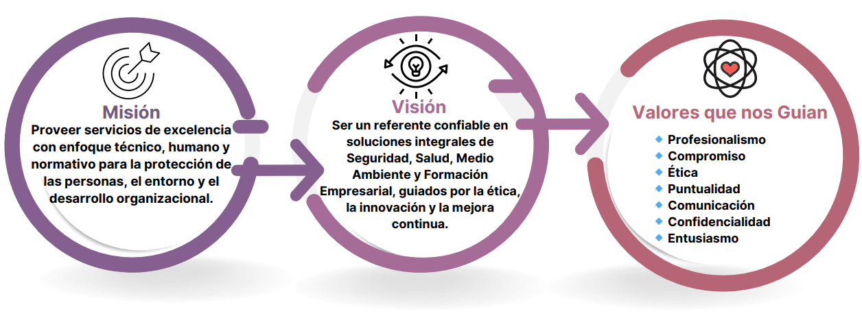 Misión, visión y valores que nos guian